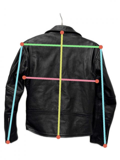 中古・古着通販】Rookie (ルーキー) レザージャケット ブラック サイズ