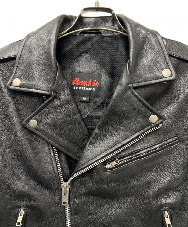 中古・古着通販】Rookie (ルーキー) レザージャケット ブラック サイズ