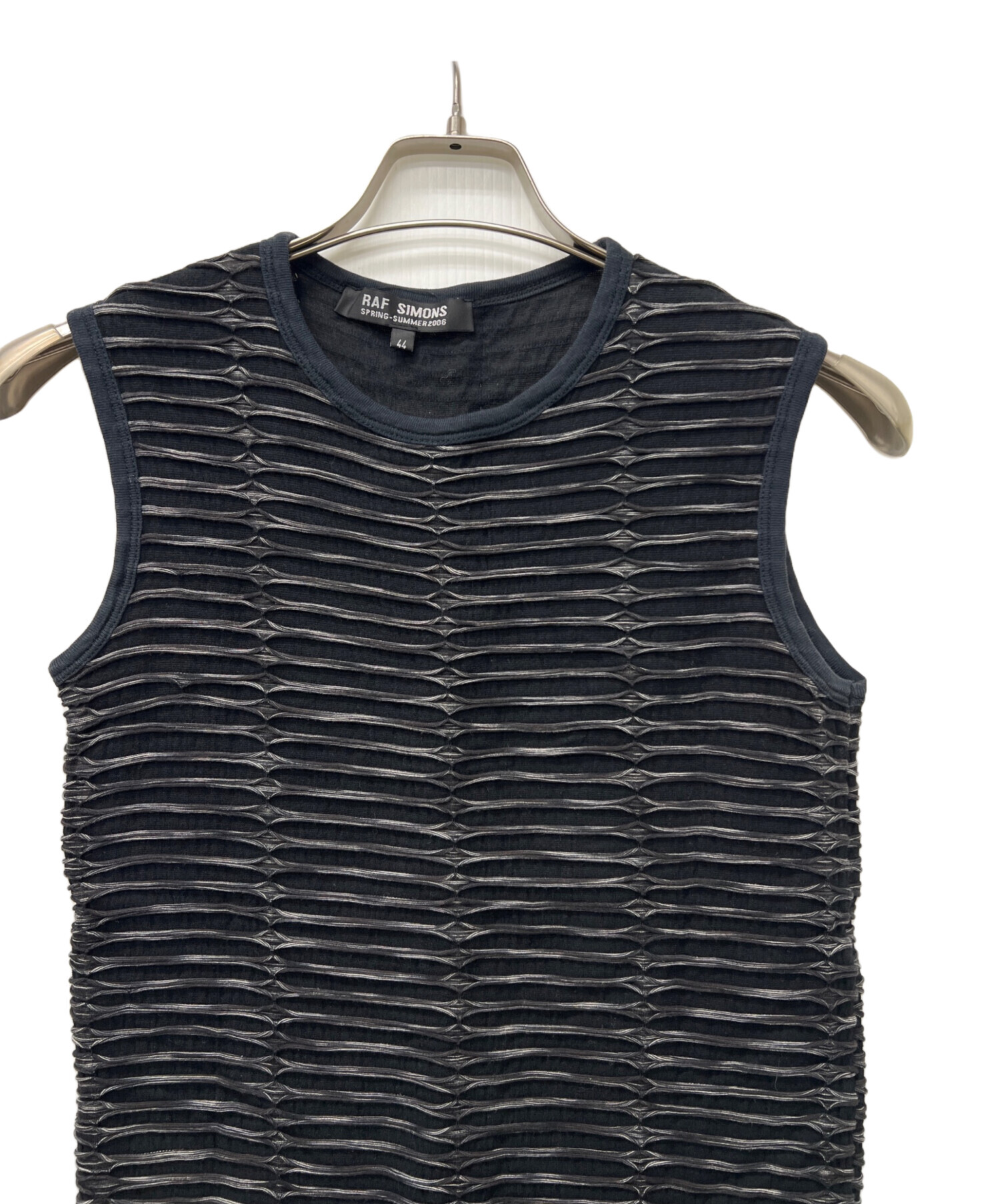 RAF SIMONS タンクトップ 中古・古着通販】RAF SIMONS (ラフシモンズ) デザインタンクトップ