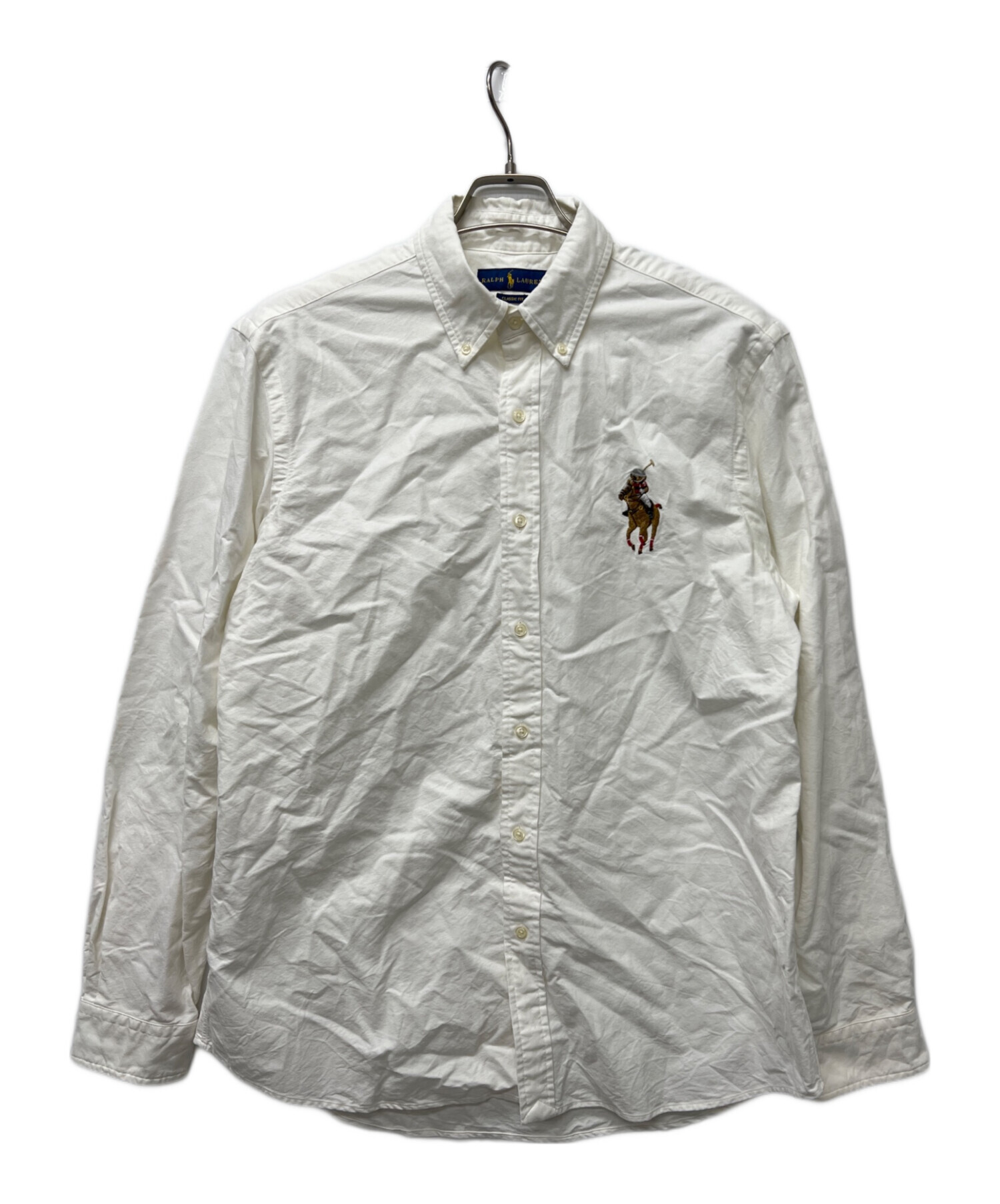 中古・古着通販】RALPH LAUREN (ラルフローレン) 長袖シャツ ホワイト