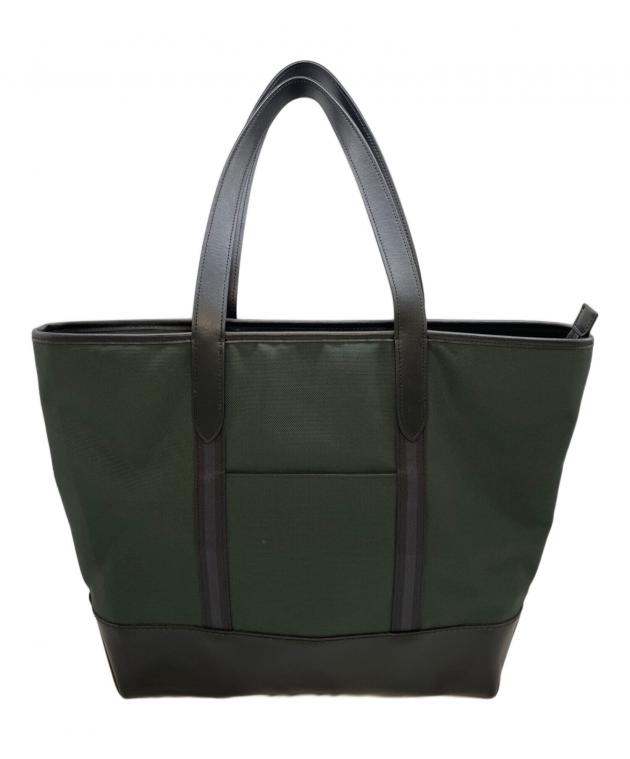 中古・古着通販】COACH (コーチ) トートバッグ グリーン×ブラック