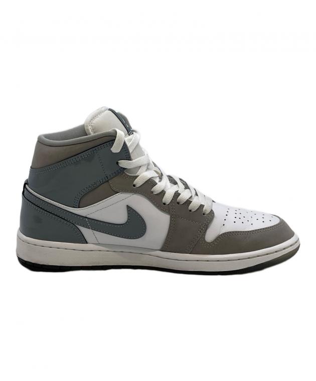 中古・古着通販】NIKE (ナイキ) ハイカットスニーカー グレー×ホワイト