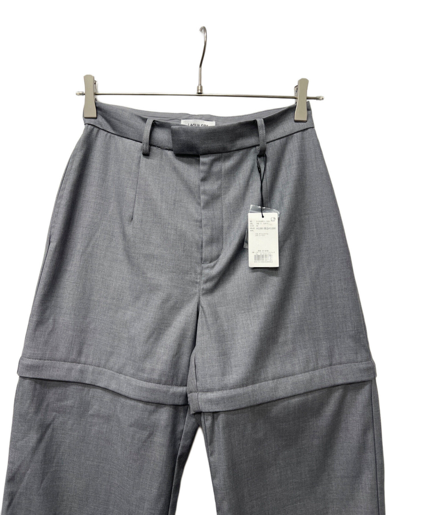 ✳︎値下げ✳︎ 新品、未使用、M size、LAGUA GEM 中古・古着通販】LAGUA GEM (ラグアジェム) パンツ グレー サイズ:M