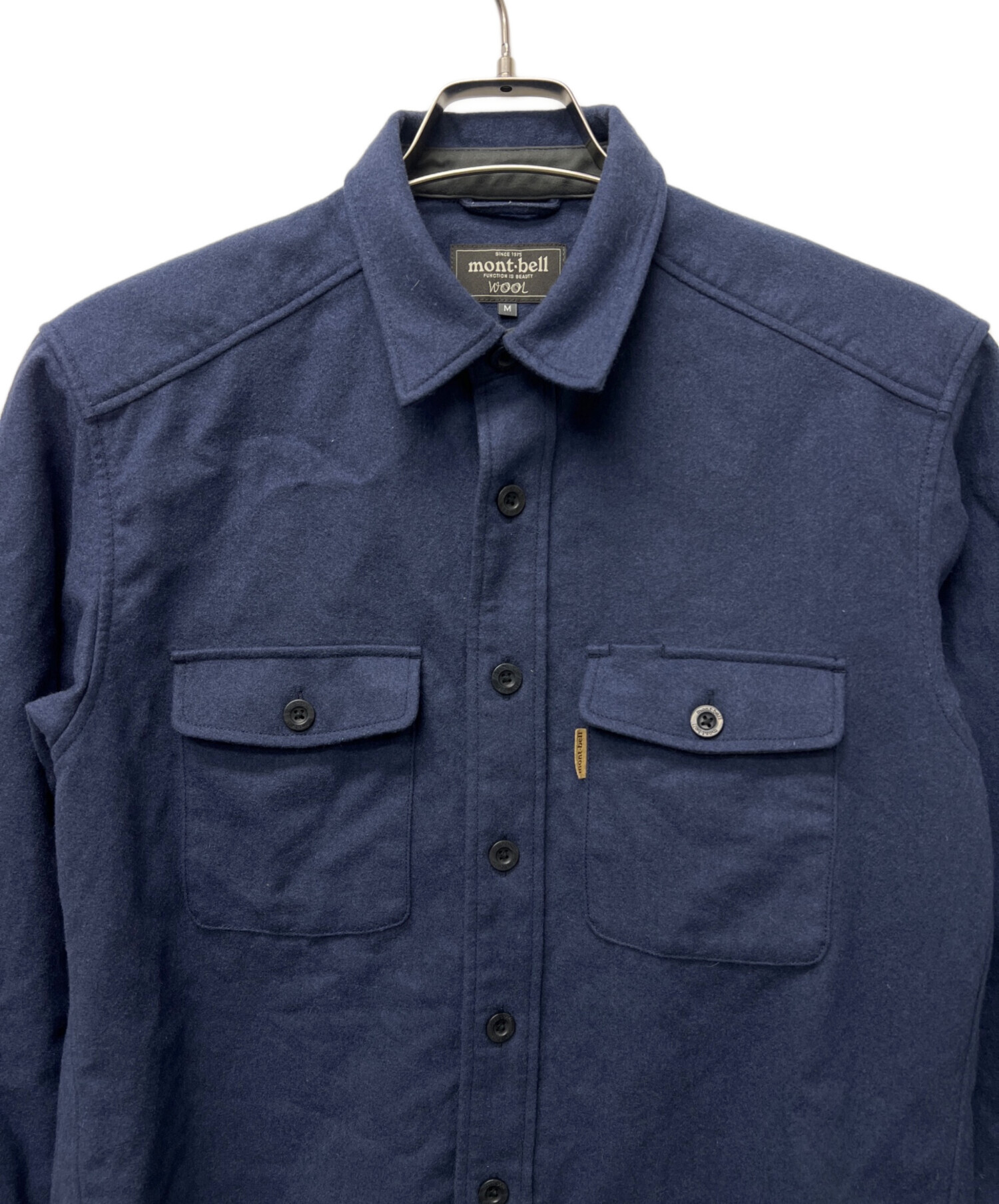 中古・古着通販】mont-bell (モンベル) 長袖シャツ ネイビー サイズ:M