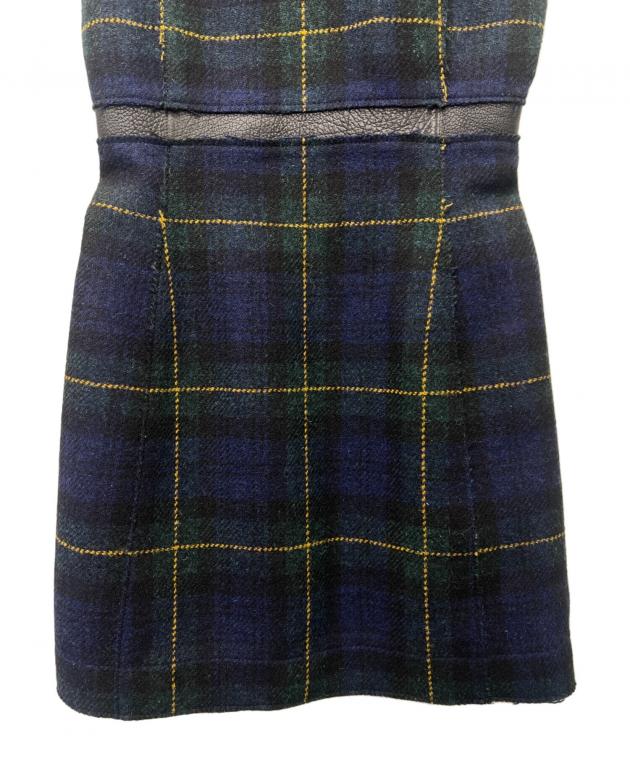 中古・古着通販】CELINE (セリーヌ) ノースリーブワンピース グリーン