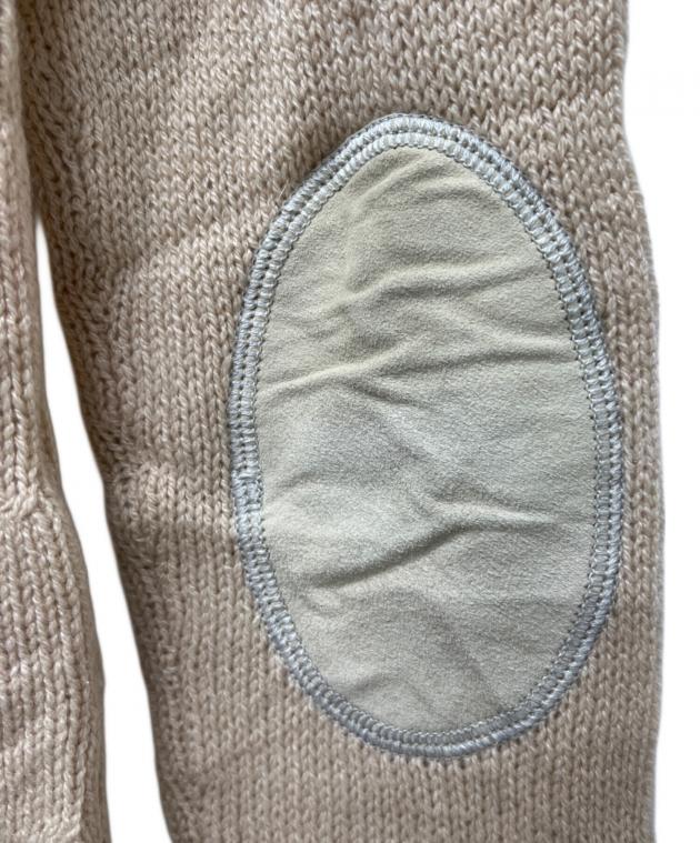 00s prada beige l/s ニット ロンt ベージュ 切りっぱなし 中古・古着
