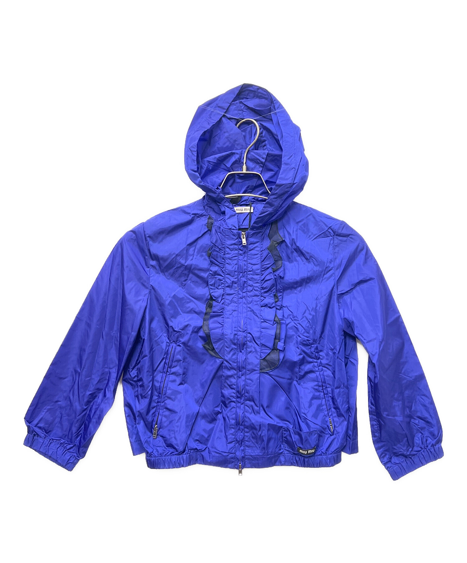 中古・古着通販】MIU MIU (ミュウミュウ) ナイロンジャケット ブルー