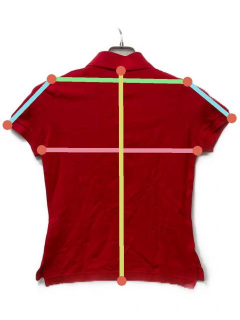 中古・古着通販】HERMES (エルメス) 半袖ポロシャツ レッド サイズ