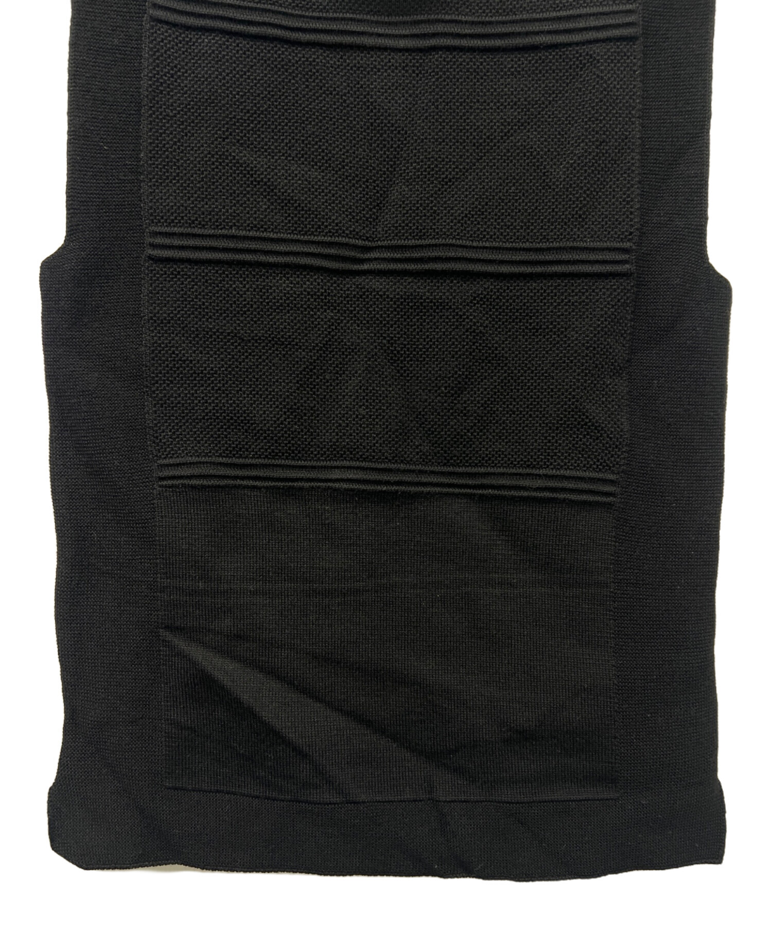 中古・古着通販】HERMES (エルメス) ノースリーブニット ブラック