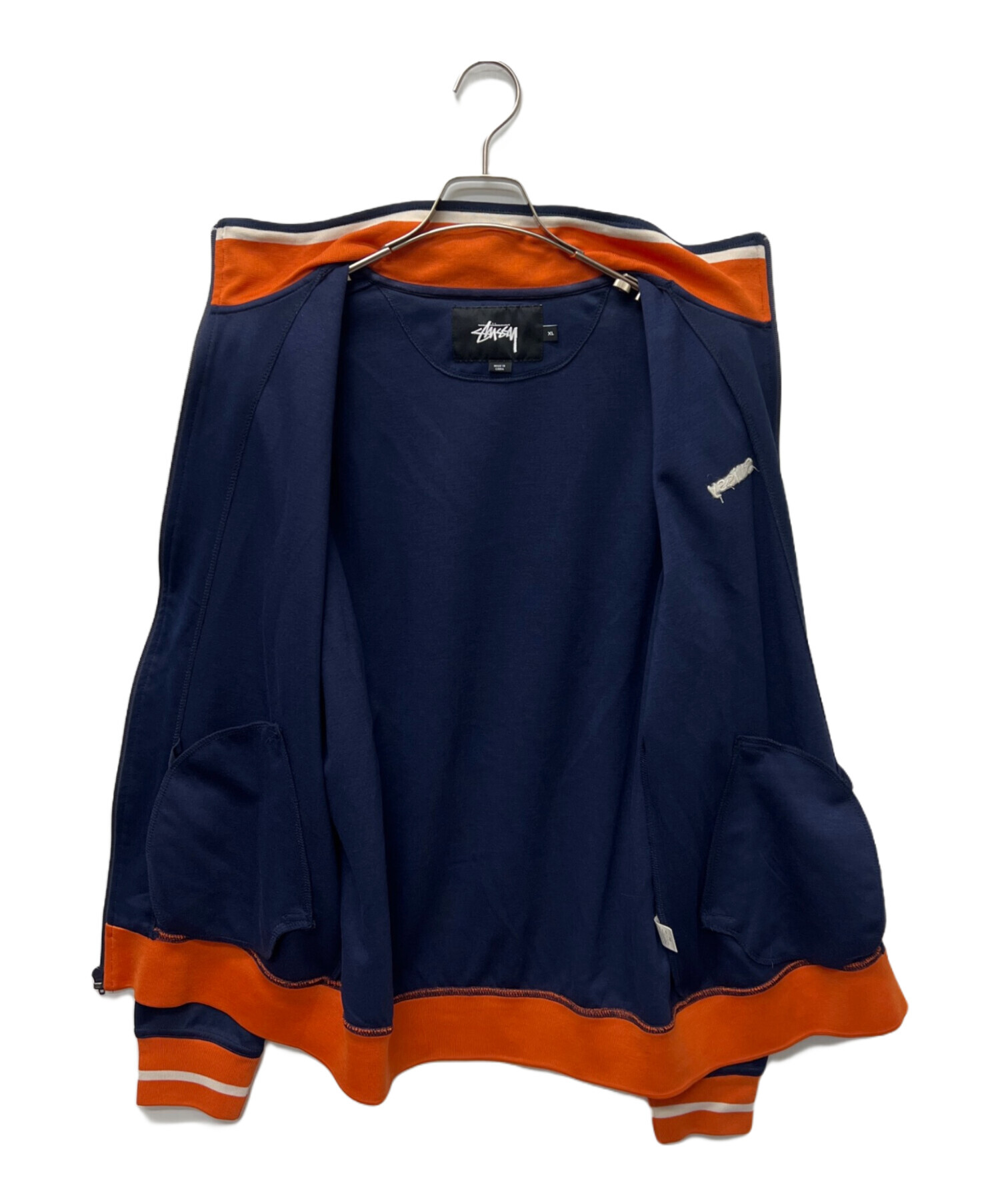 中古・古着通販】stussy (ステューシー) トラックジャケット ネイビー