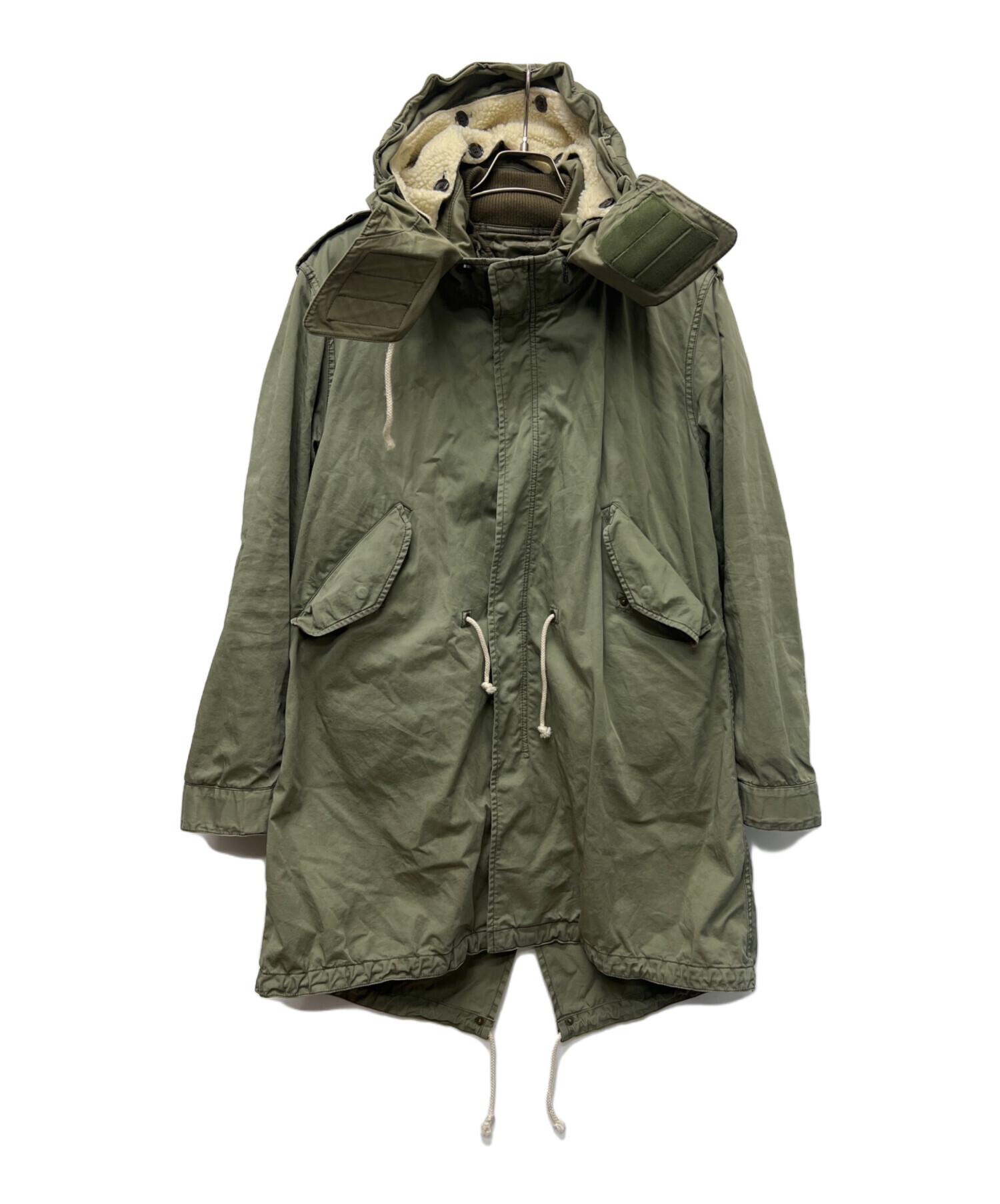 未使用に近い BURBERRY BLACK LABEL ミニタリー モッズコート 中古・古着通販】BURBERRY BLACK LABEL (バーバリーブラックレーベル