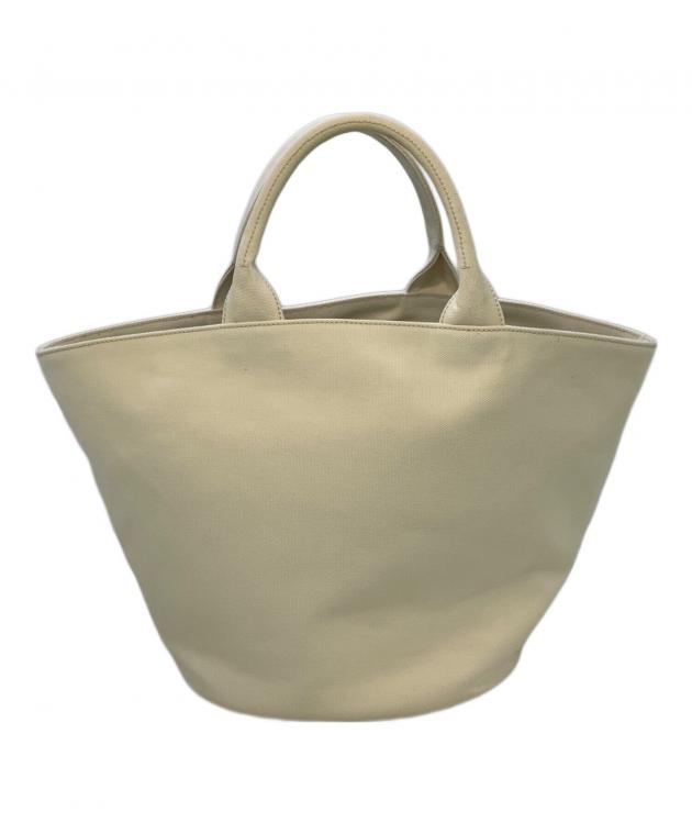 【美品】PRADA プラダ カナパ Lサイズ トートバッグ　ホワイト 中古・古着通販】PRADA (プラダ) カナパ トートバッグ ホワイト