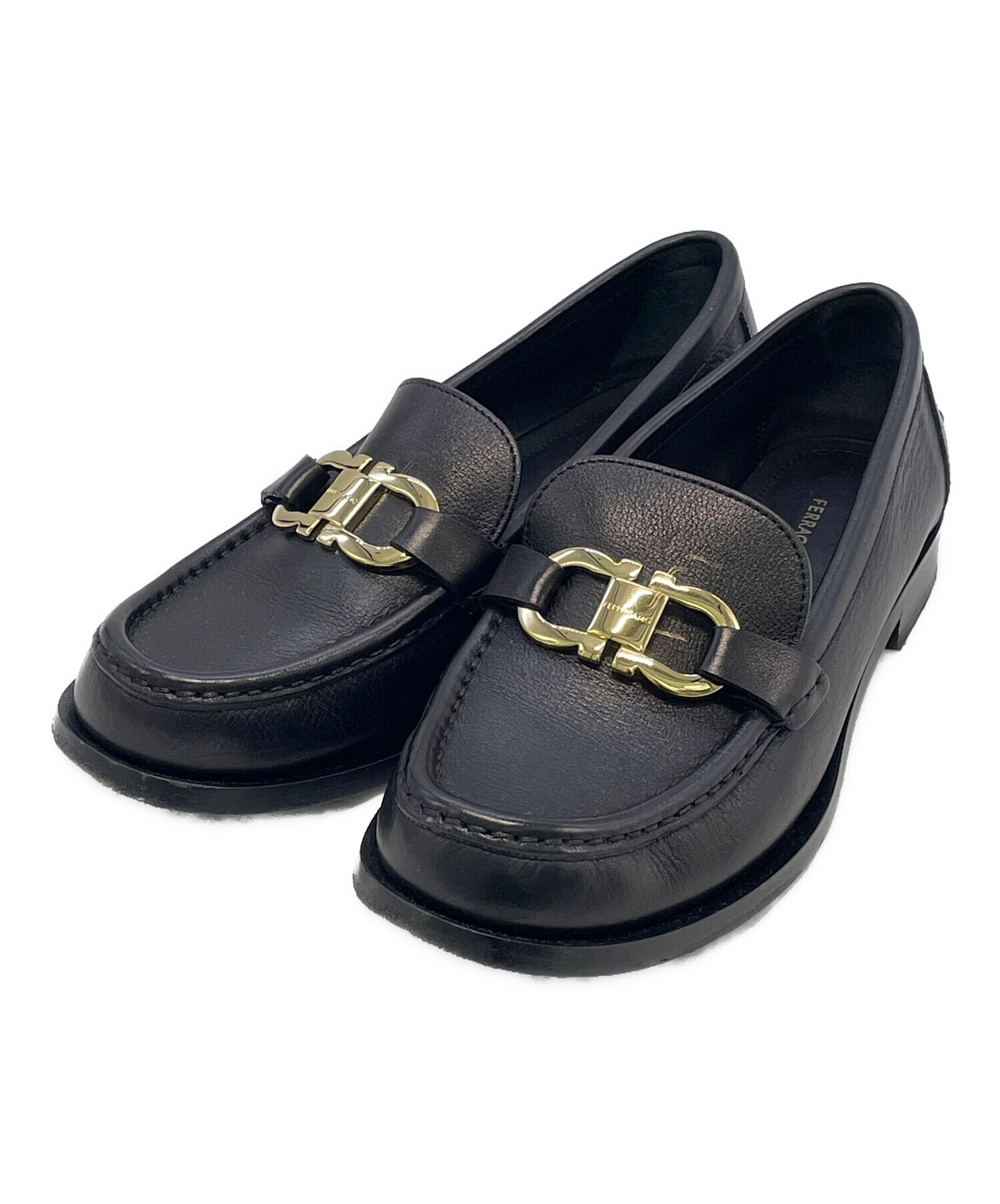 中古・古着通販】Ferragamo (フェラガモ) ローファー ダークブラウン