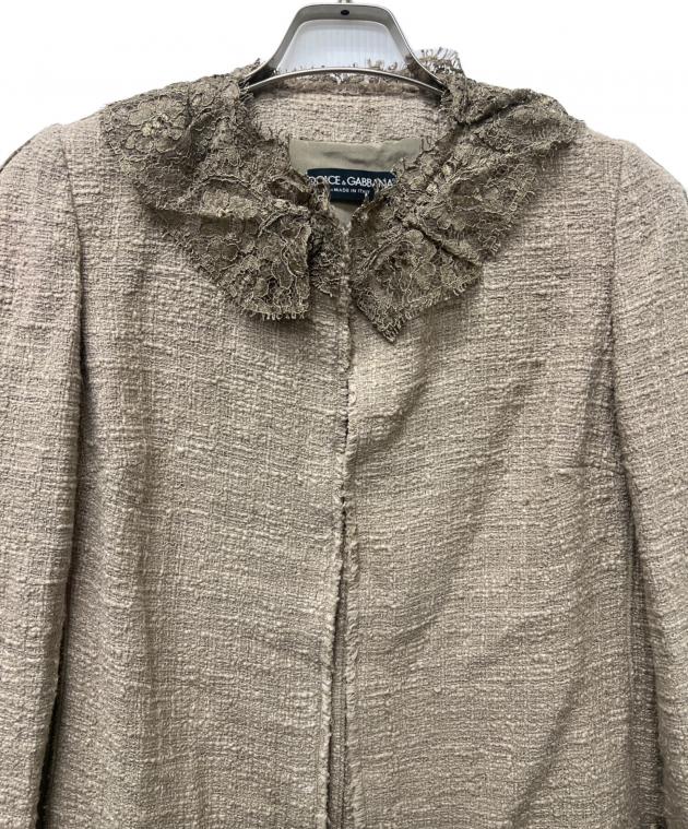 DOLCE&GABBANA ドルチェ&ガッバーナ ツイード　ジャケット 中古・古着通販】DOLCE & GABBANA (ドルチェ＆ガッバーナ) ツイード