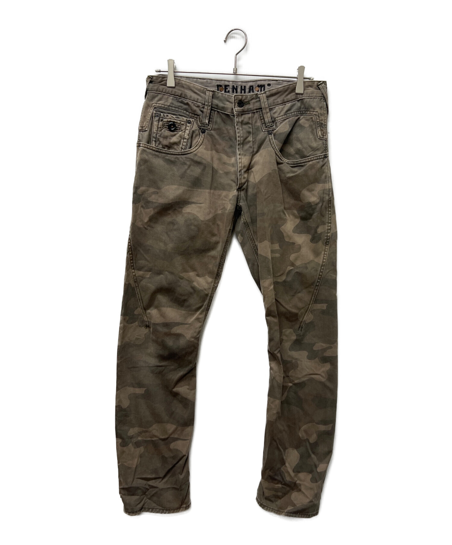 中古・古着通販】Denham (デンハム) カモフラパンツ オリーブ サイズ