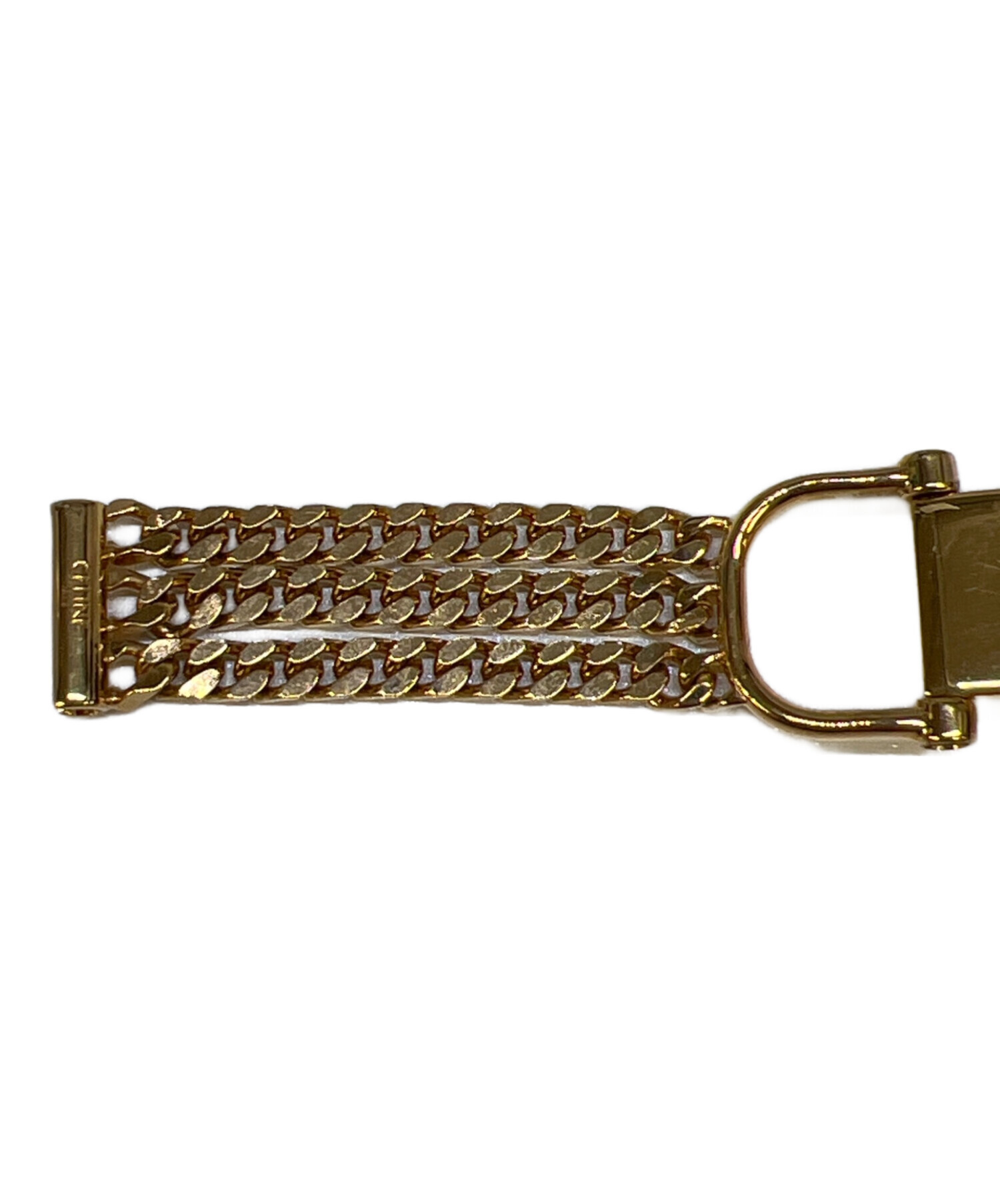 中古・古着通販】CELINE (セリーヌ) プレート＆チェーン ブレスレット