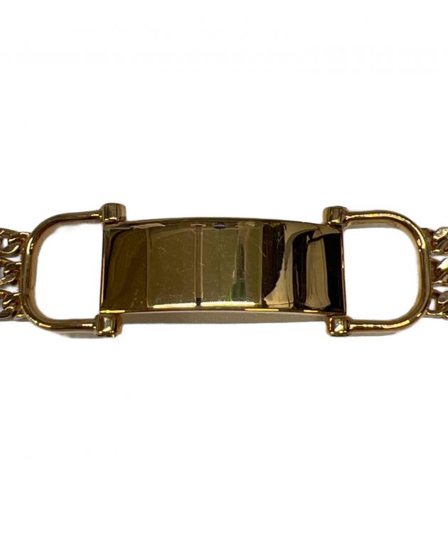 中古・古着通販】CELINE (セリーヌ) プレート＆チェーン ブレスレット