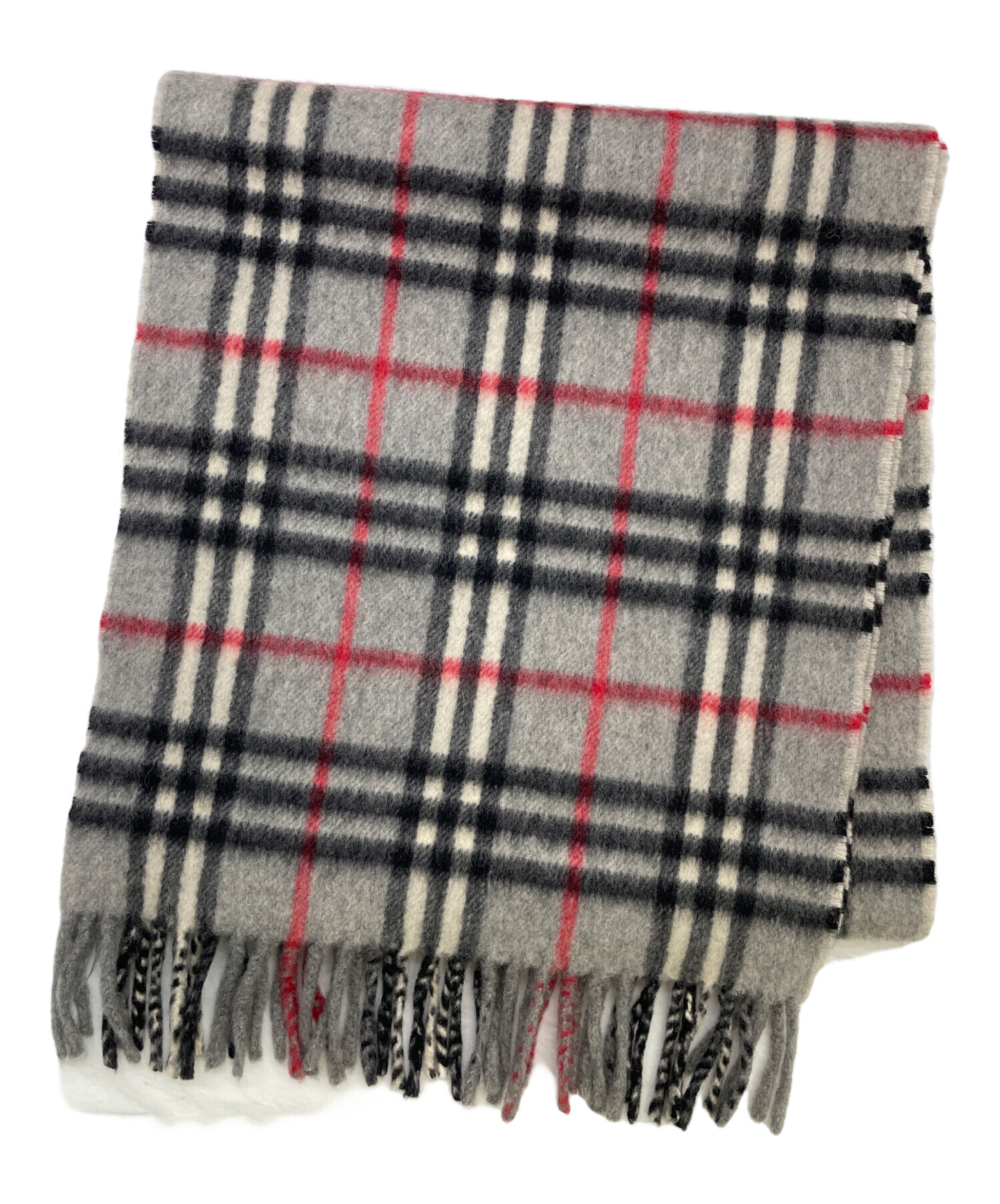 中古・古着通販】Burberry's (バーバリー) カシミヤマフラー グレー