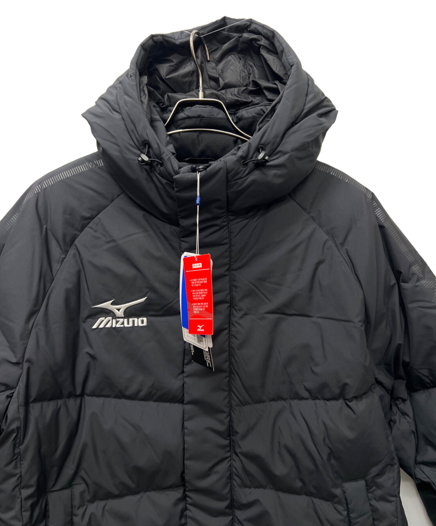 中古・古着通販】MIZUNO (ミズノ) ダウンベンチコート ブラック サイズ