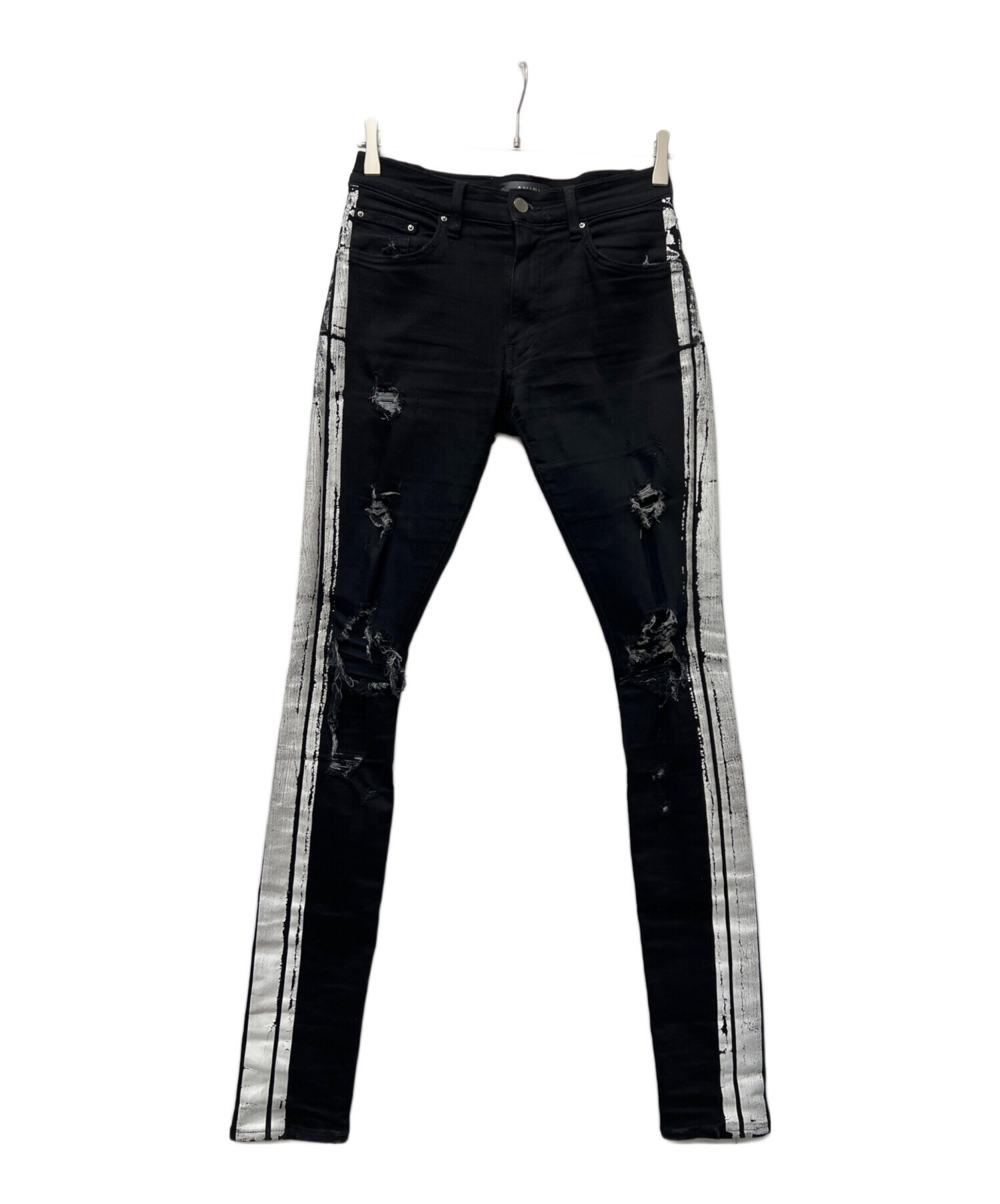 中古・古着通販】AMIRI (アミリ) サイドラインダメージ加工スキニー
