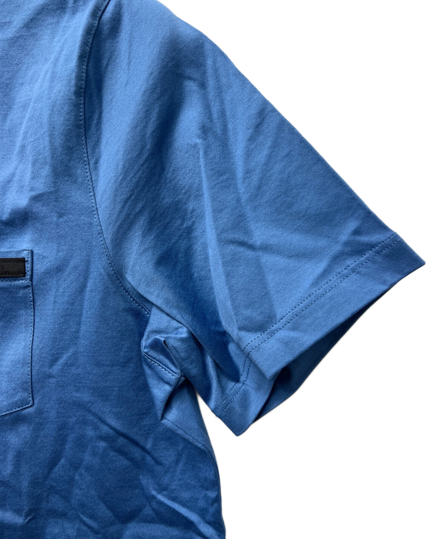 中古・古着通販】PRADA (プラダ) ポロシャツ ブルー サイズ:S