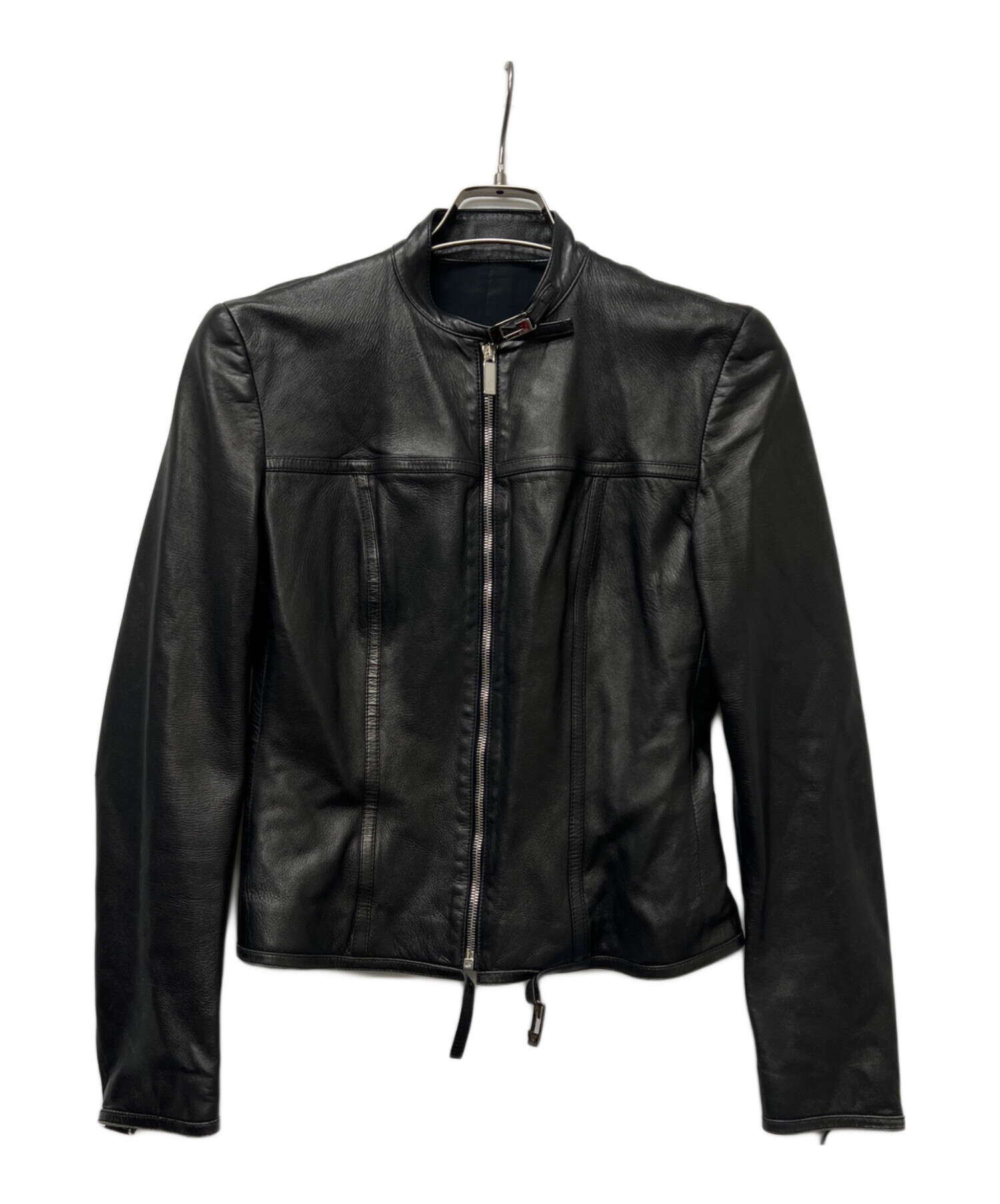 中古・古着通販】GUCCI (グッチ) ライダースジャケット ブラック