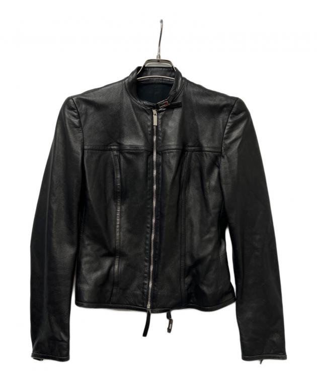 中古・古着通販】GUCCI (グッチ) ライダースジャケット ブラック 