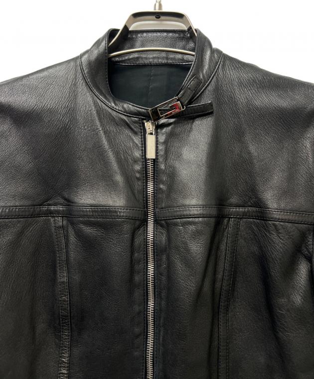 中古・古着通販】GUCCI (グッチ) ライダースジャケット ブラック