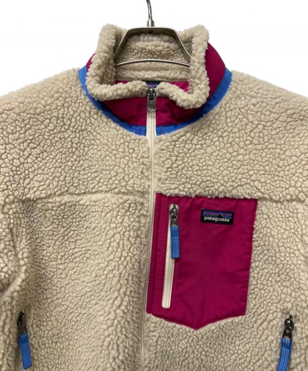 パタゴニア レディース XS フリースジャケット マルチカラー ピンク 赤 