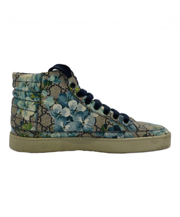 中古・古着通販】GUCCI (グッチ) ハイカットスニーカー ベージュ