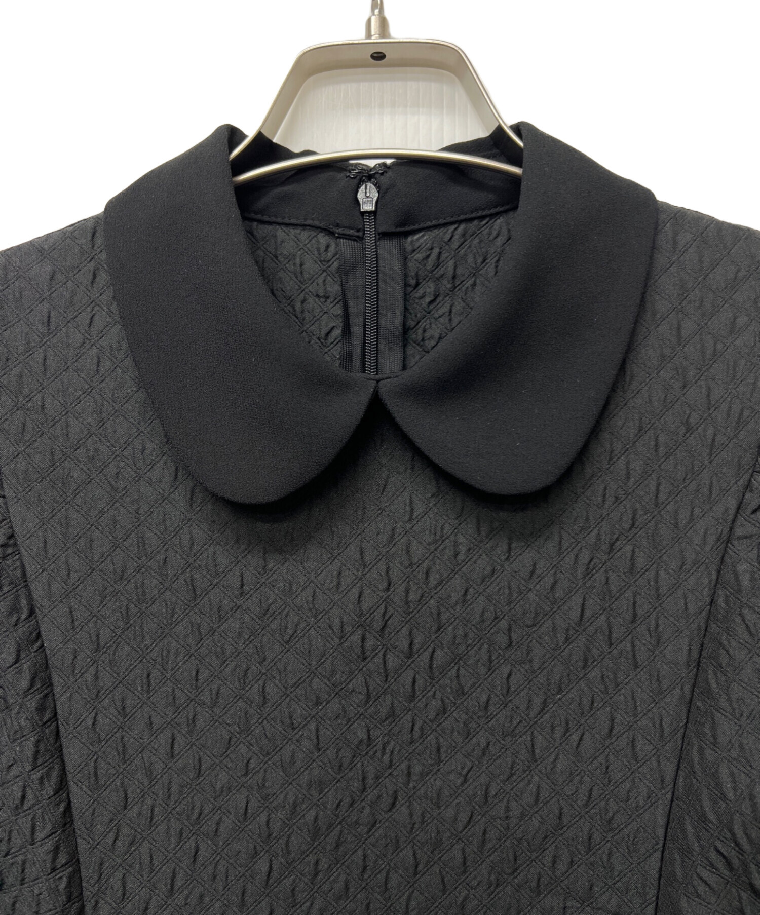 中古・古着通販】machatt (マチャット) キルティングブラウス ブラック