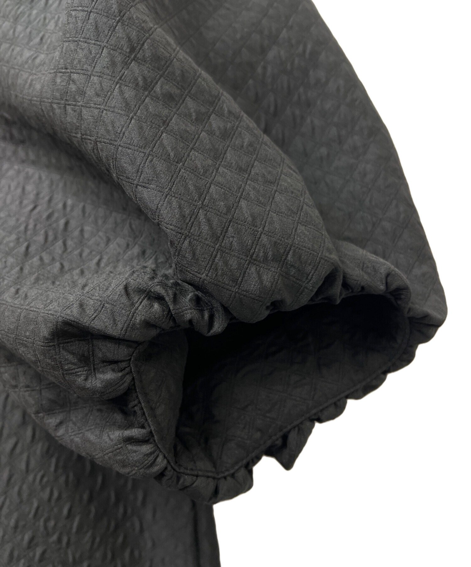 中古・古着通販】machatt (マチャット) キルティングブラウス ブラック