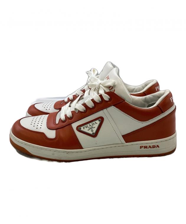 中古・古着通販】PRADA (プラダ) ダウンタウンレザースニーカー