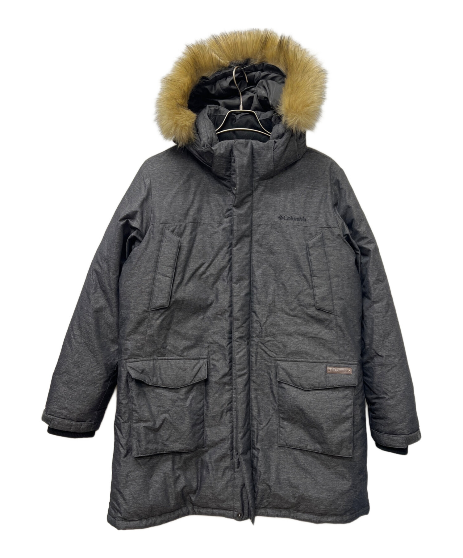 中古・古着通販】Columbia (コロンビア) ファー付きダウンコート 