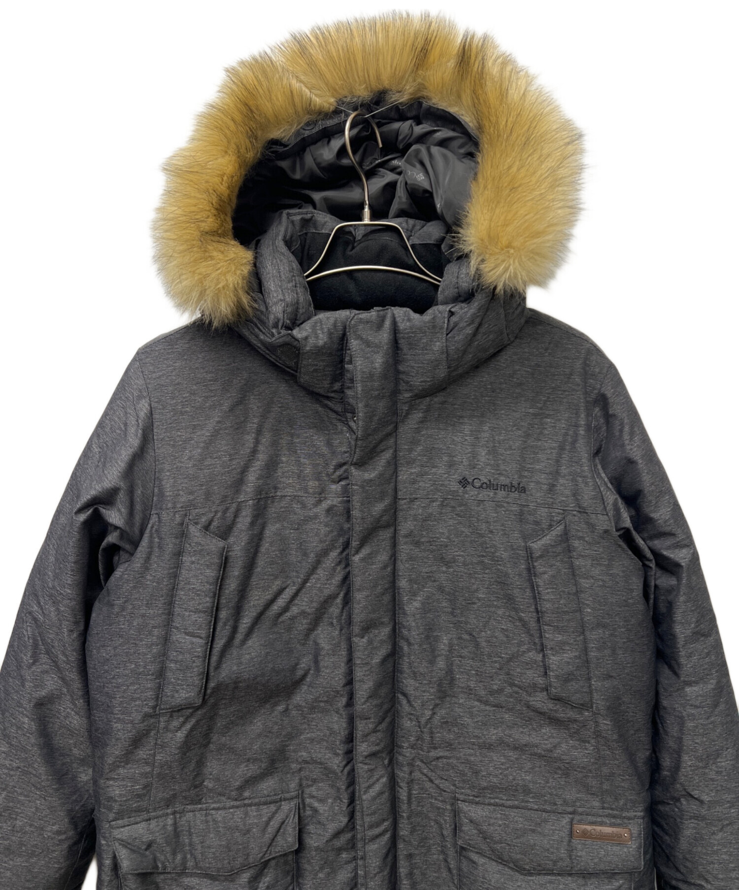 中古・古着通販】Columbia (コロンビア) ファー付きダウンコート 