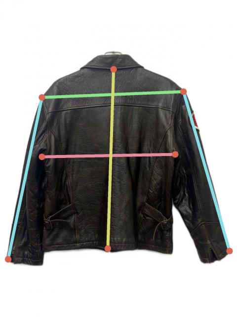 中古・古着通販】LUCKY STRIKE (ラッキーストライク) レザージャケット