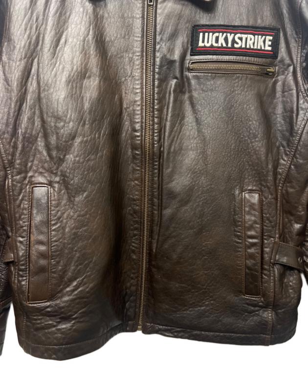 中古・古着通販】LUCKY STRIKE (ラッキーストライク) レザージャケット
