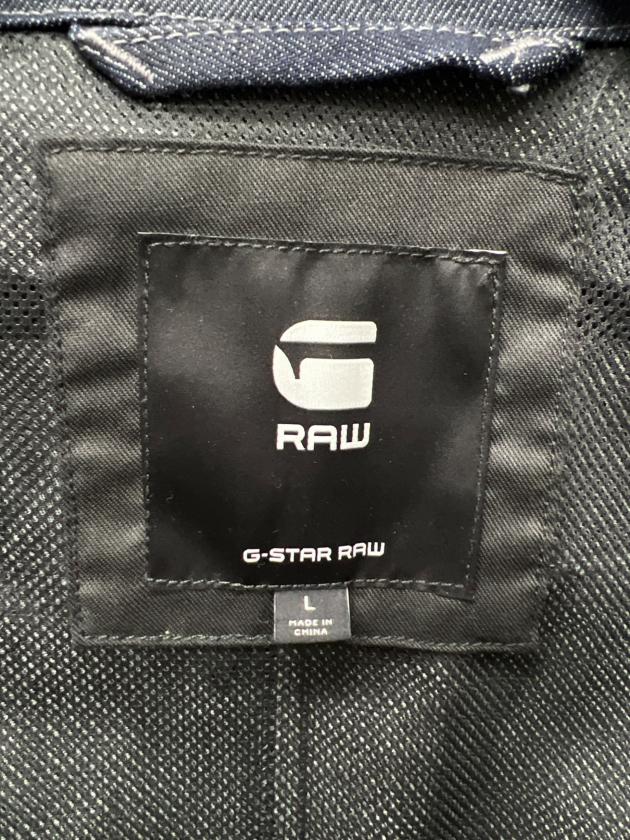 ジースターロウ　ジャケット　タグ付き、未使用品 中古・古着通販】G-STAR RAW (ジースターロゥ) ボア襟レザーデニム