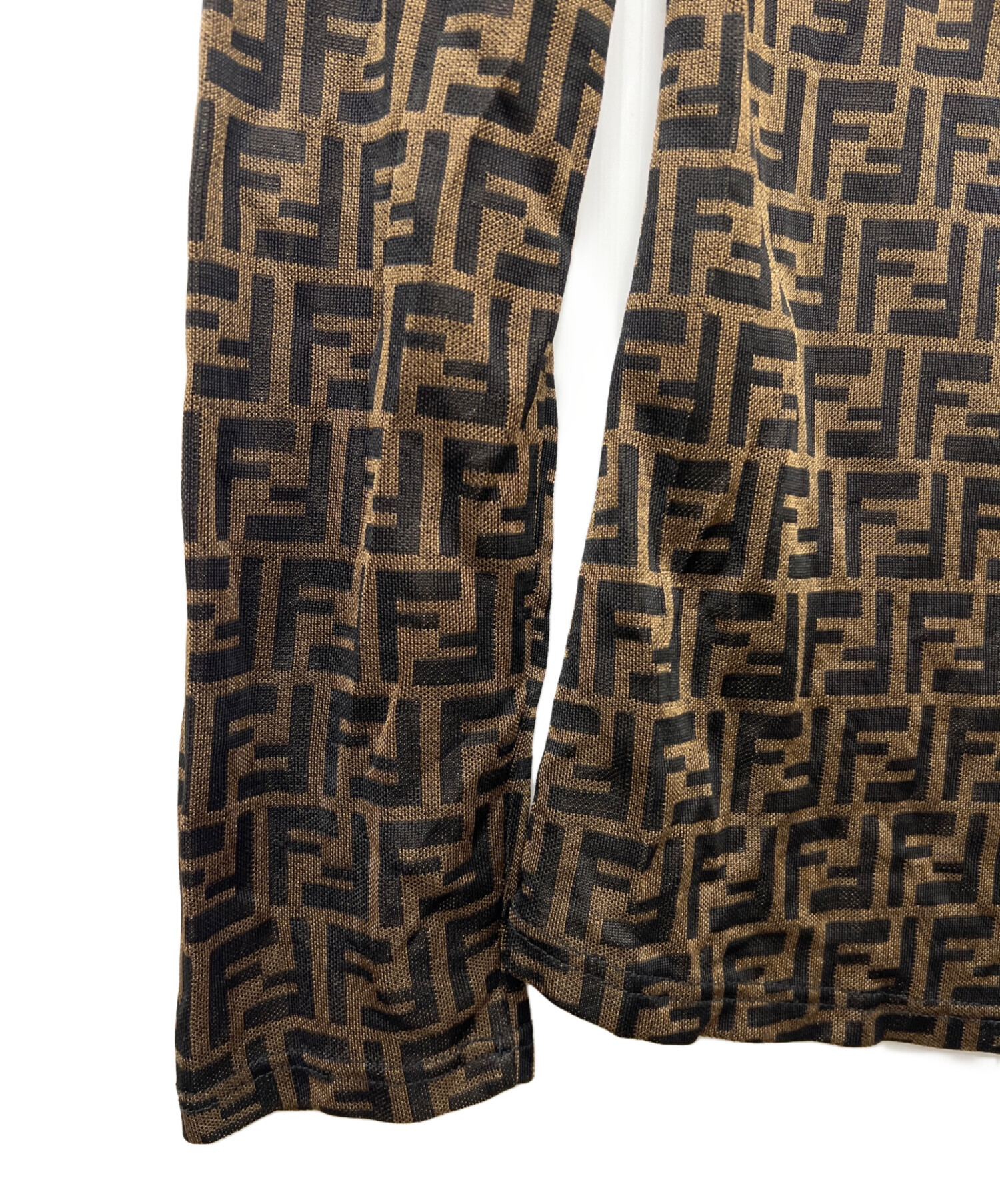 中古・古着通販】FENDI (フェンディ) ズッカ柄シャツ ブラウン