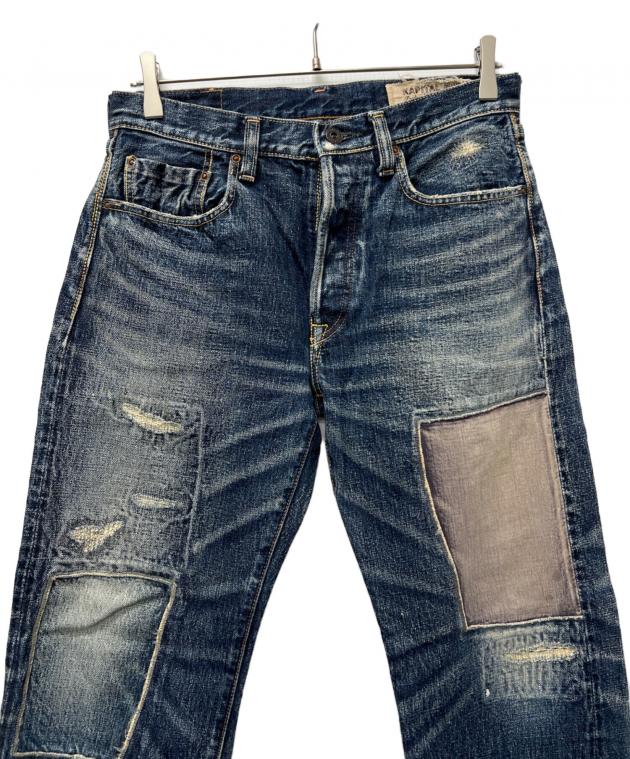 中古・古着通販】KAPITAL (キャピタル) パッチワークデニムパンツ