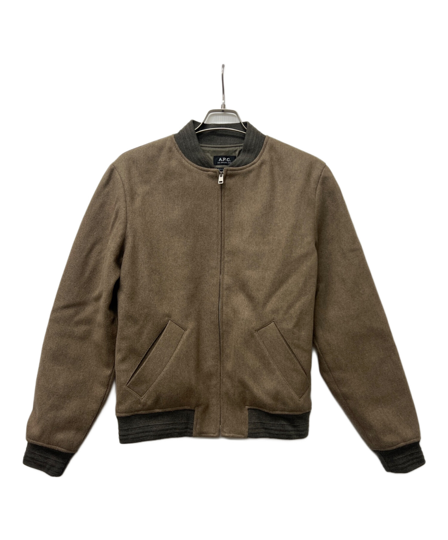 中古・古着通販】A.P.C. (アーペーセー) ウールジャケット ブラウン 