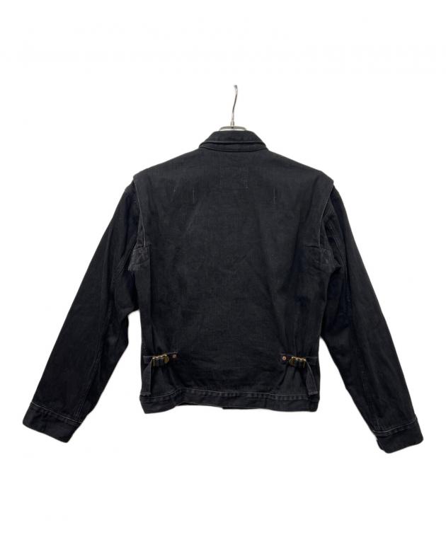 中古・古着通販】RE-PURPOSE (リパーパス) デニムジャンパー ブラック