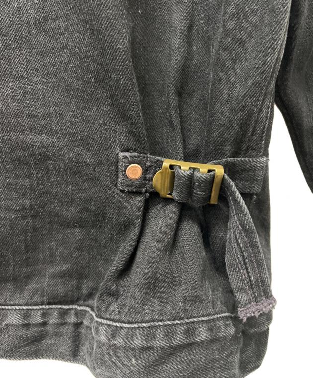 中古・古着通販】RE-PURPOSE (リパーパス) デニムジャンパー ブラック