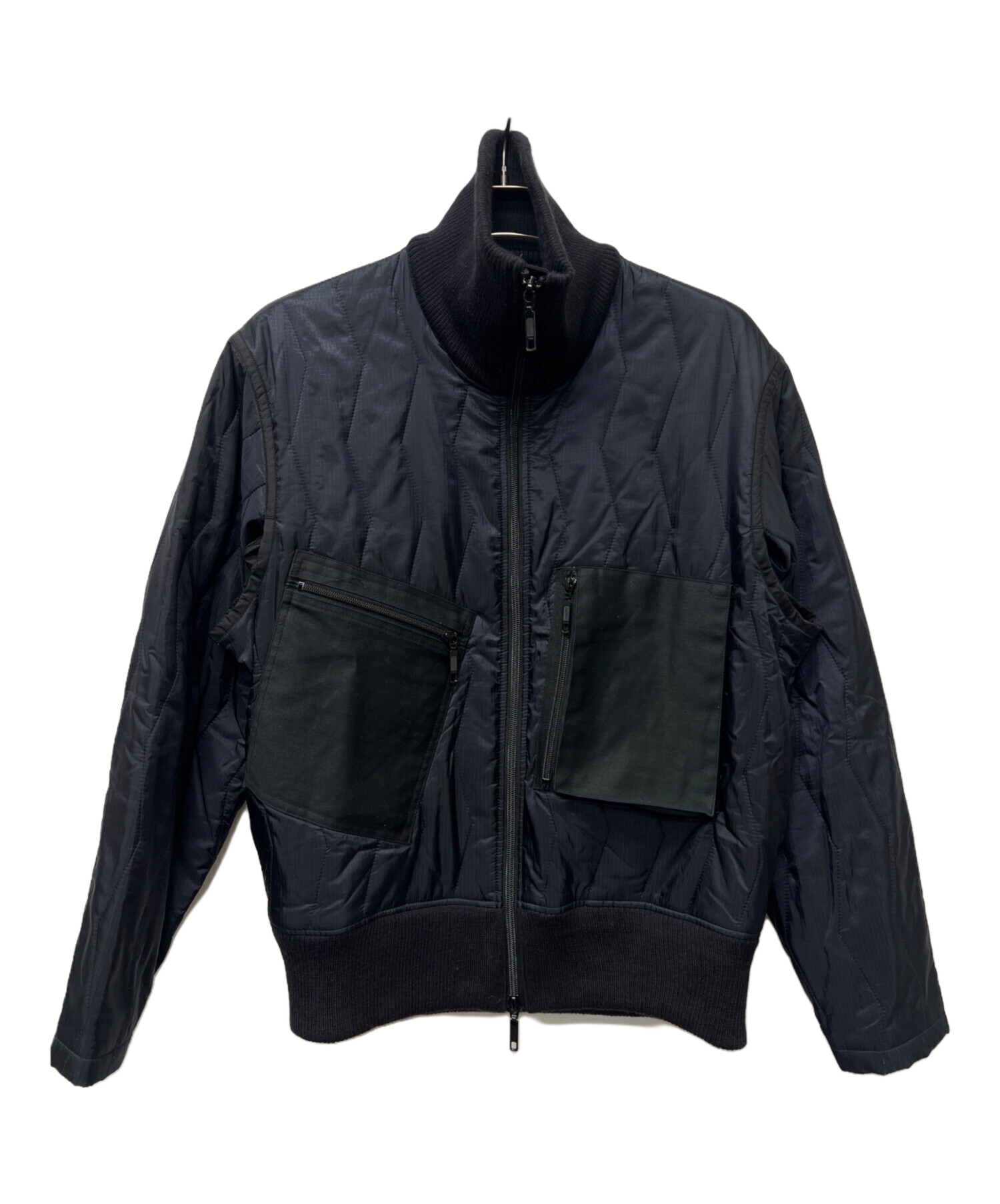 中古・古着通販】RE-PURPOSE (リパーパス) 中綿ジャケット ブラック 