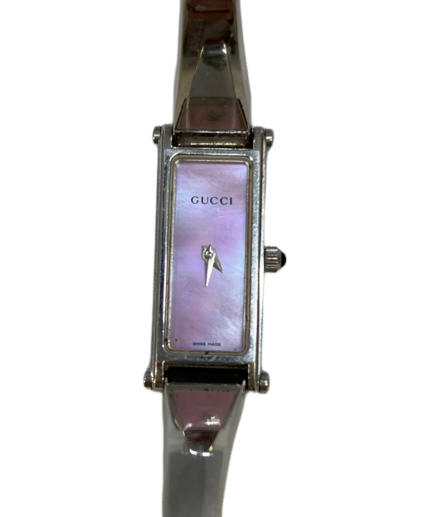 中古・古着通販】GUCCI (グッチ) バングルウォッチ ピンク｜ブランド