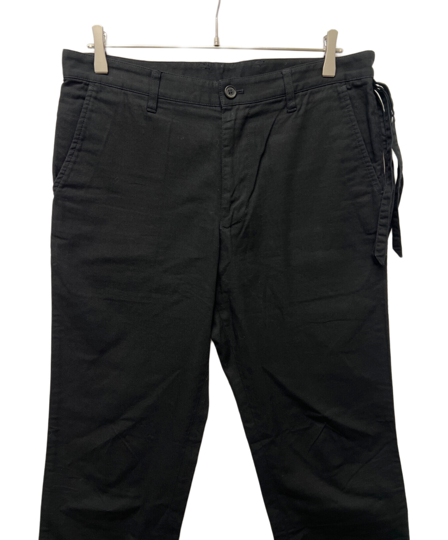 中古・古着通販】ISSEY MIYAKE (イッセイミヤケ) パンツ ブラック 