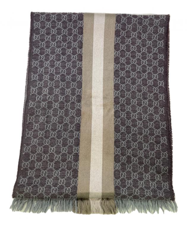 中古・古着通販】GUCCI (グッチ) マフラー グレー｜ブランド・古着通販