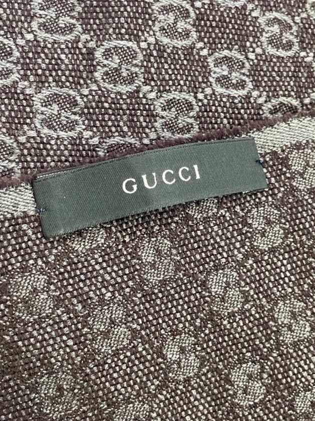 GUCCI グッチ マフラー  グレー 【古着】【中古】【送料無料】 中古・古着通販】GUCCI (グッチ) マフラー グレー｜ブランド・古着通販