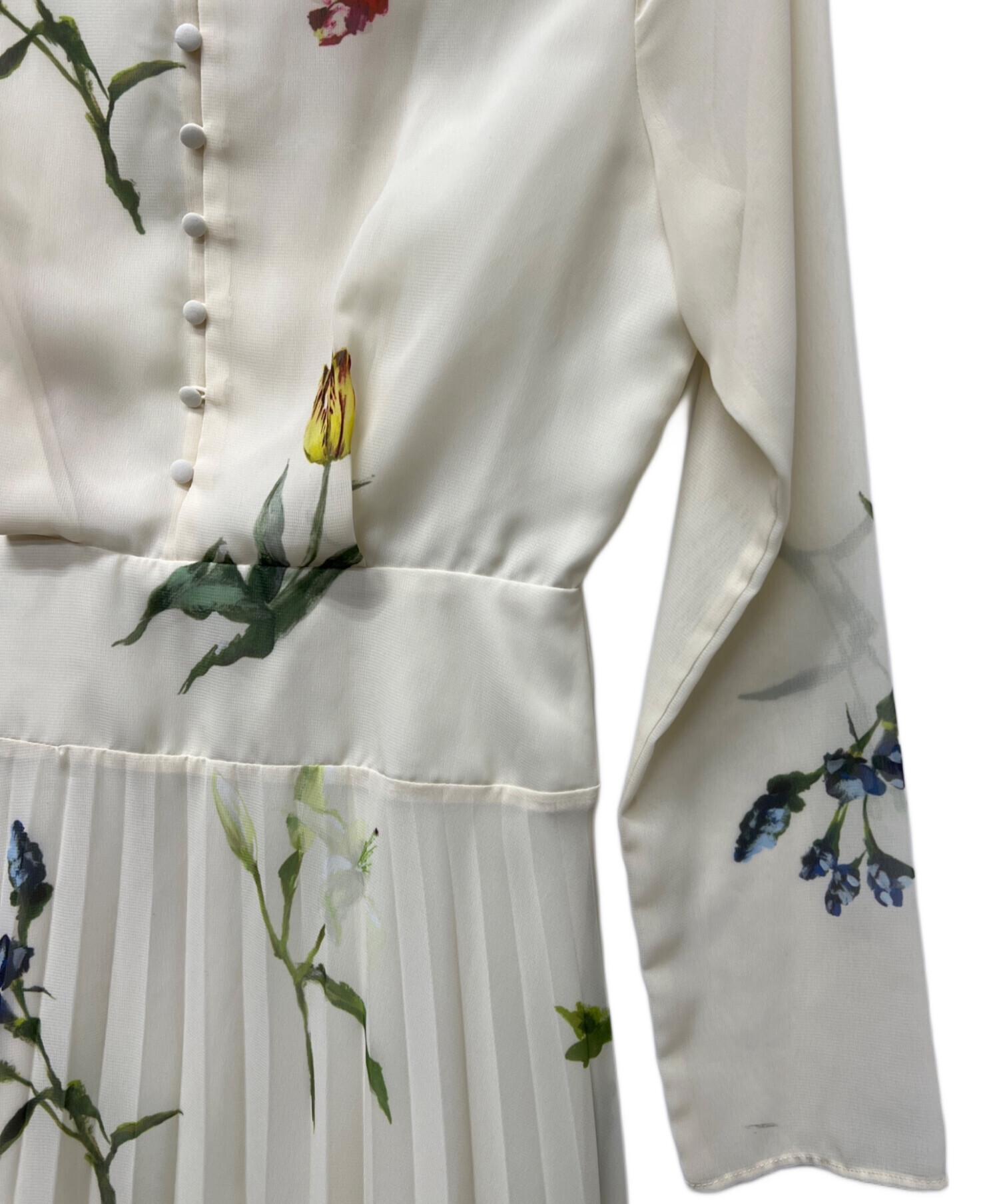 中古・古着通販】Ameri (アメリ) 別注SOFIA PLEATS DRESS イエロー