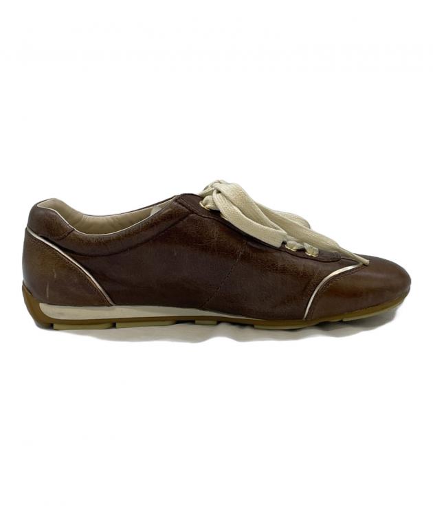 中古・古着通販】PRADA (プラダ) レザーシューズ ブラウン サイズ:SIZE